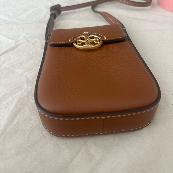 Tory Burch Miller Leather Phone Crossbody Bag - Picture 8 of 9